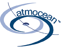 Atmocean Logo: Logo for Atmocean, a company working on mitigating hurricanes in the Gulf.
